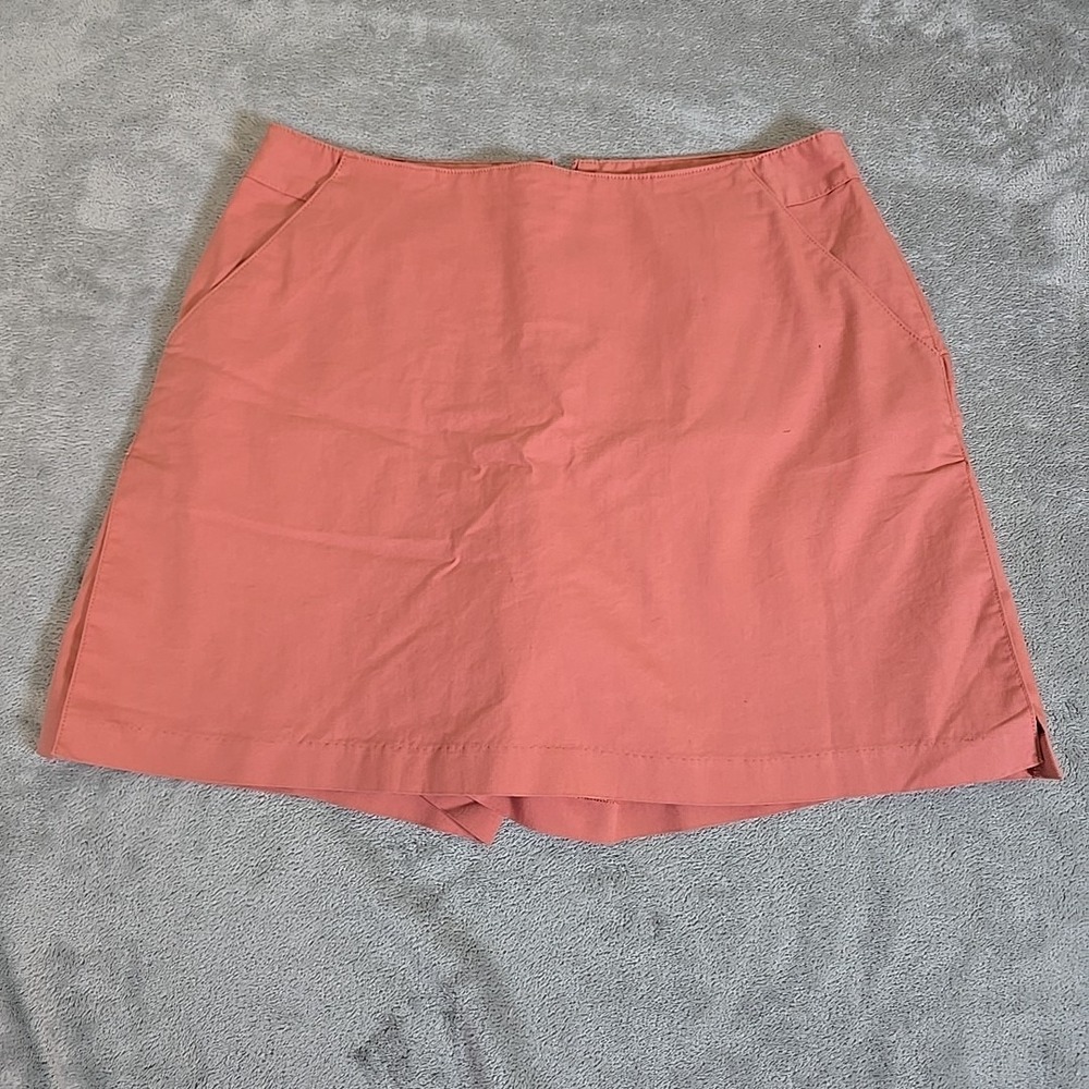 Adidas Skort Womens 8 Pink Peach Color Sportswear Activewear Casual Stretchy